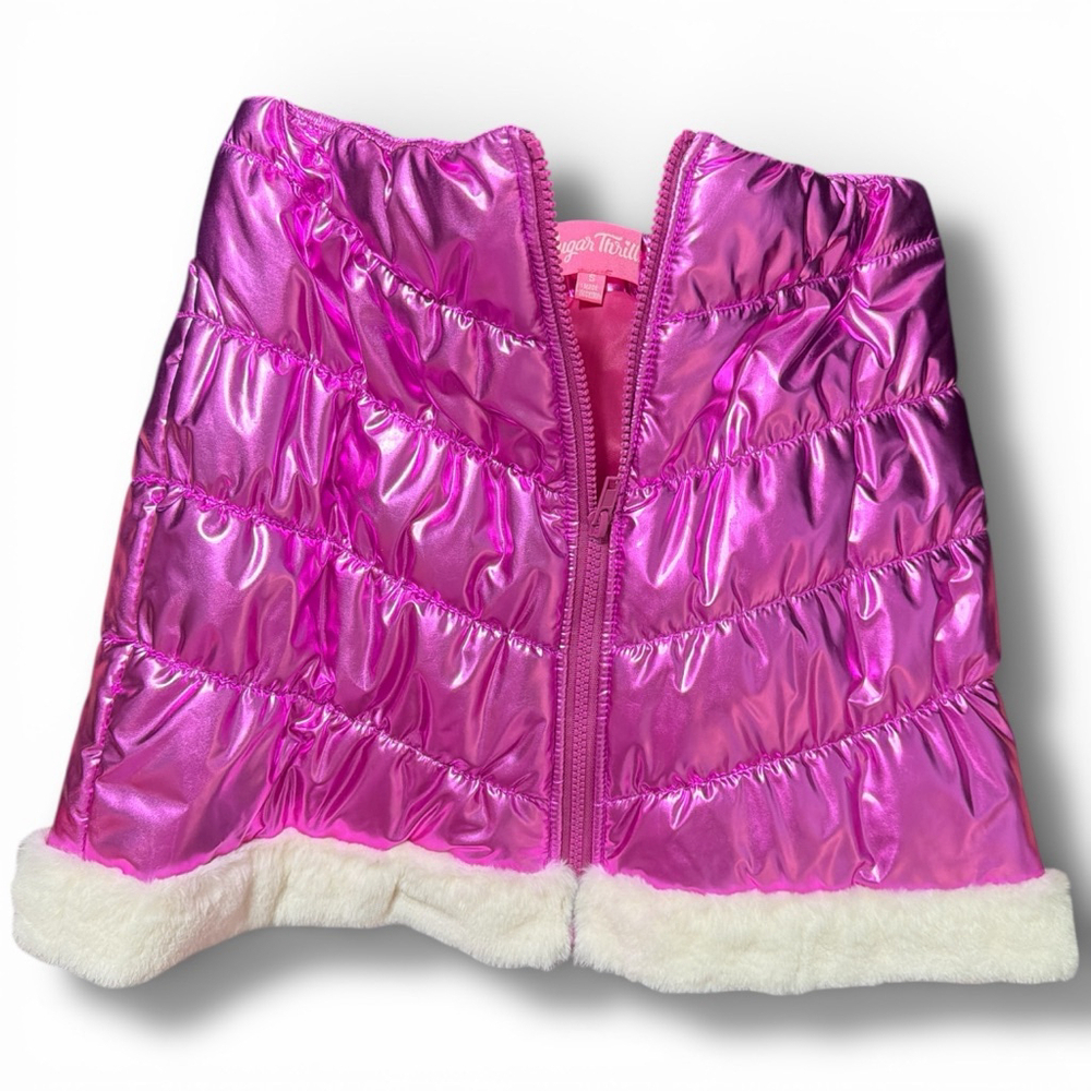 Sugar Thrillz Polar Pixie Pink Purple Puffer Jacket (M) & Skirt! (S) - Picture 5 of 13